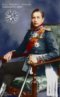 Prince Adalbert of Prussia in Uniform of 4th Gren.-Reg.